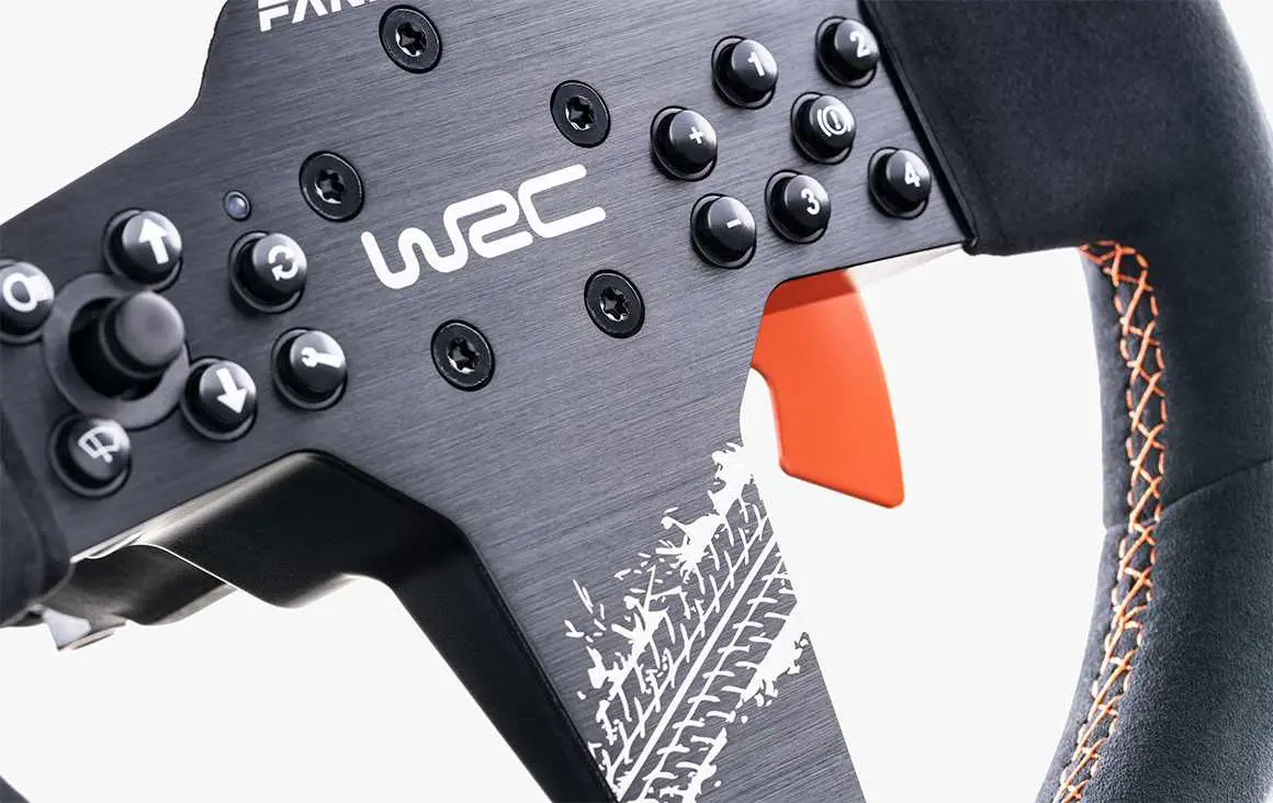 CSL Elite Steering Wheel WRC detalhe 2