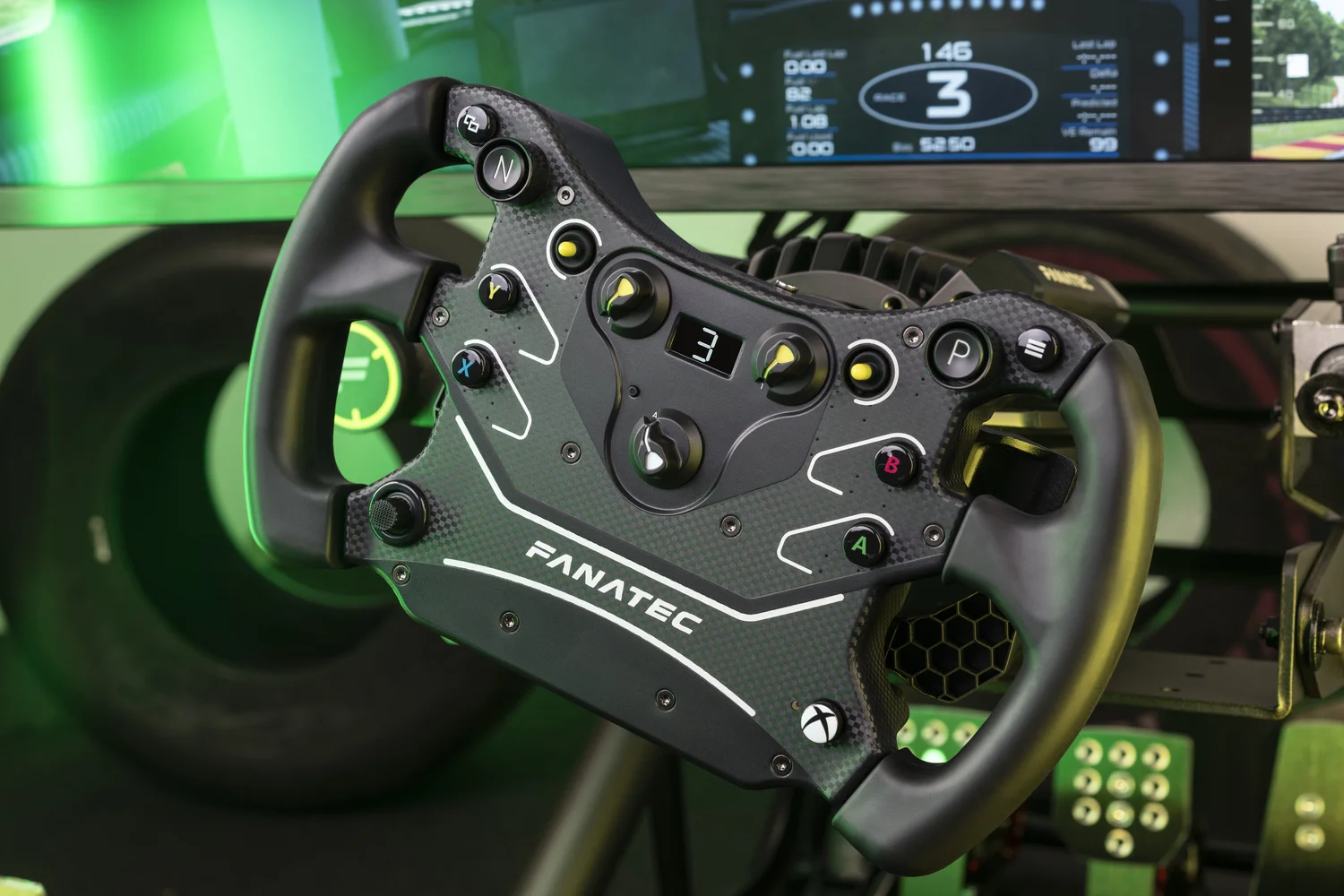 CSL Steering Wheel GT3 detalhe 2