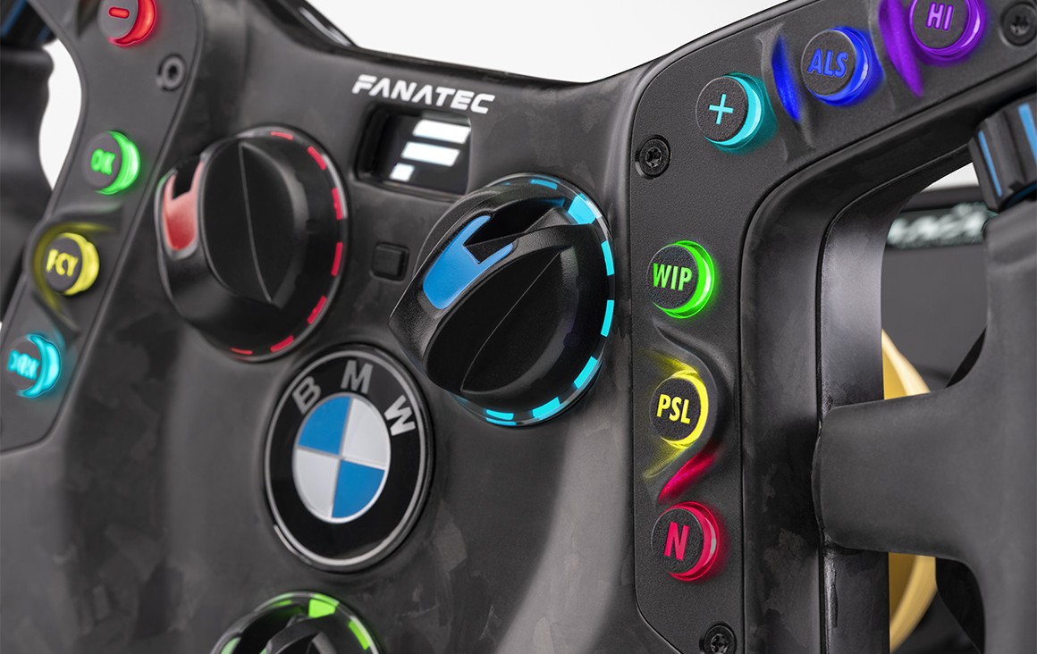 Podium Steering Wheel BMW M4 GT3 detalhe 4