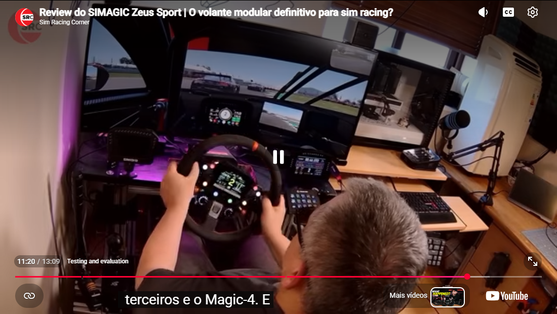 MagicDash 4 instalado no Zeus Sport em corrida