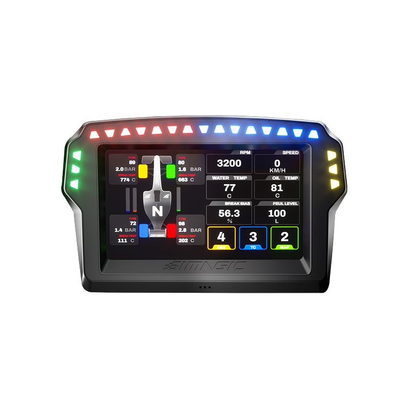 MagicDash 4 com tela touch e LEDs identificados