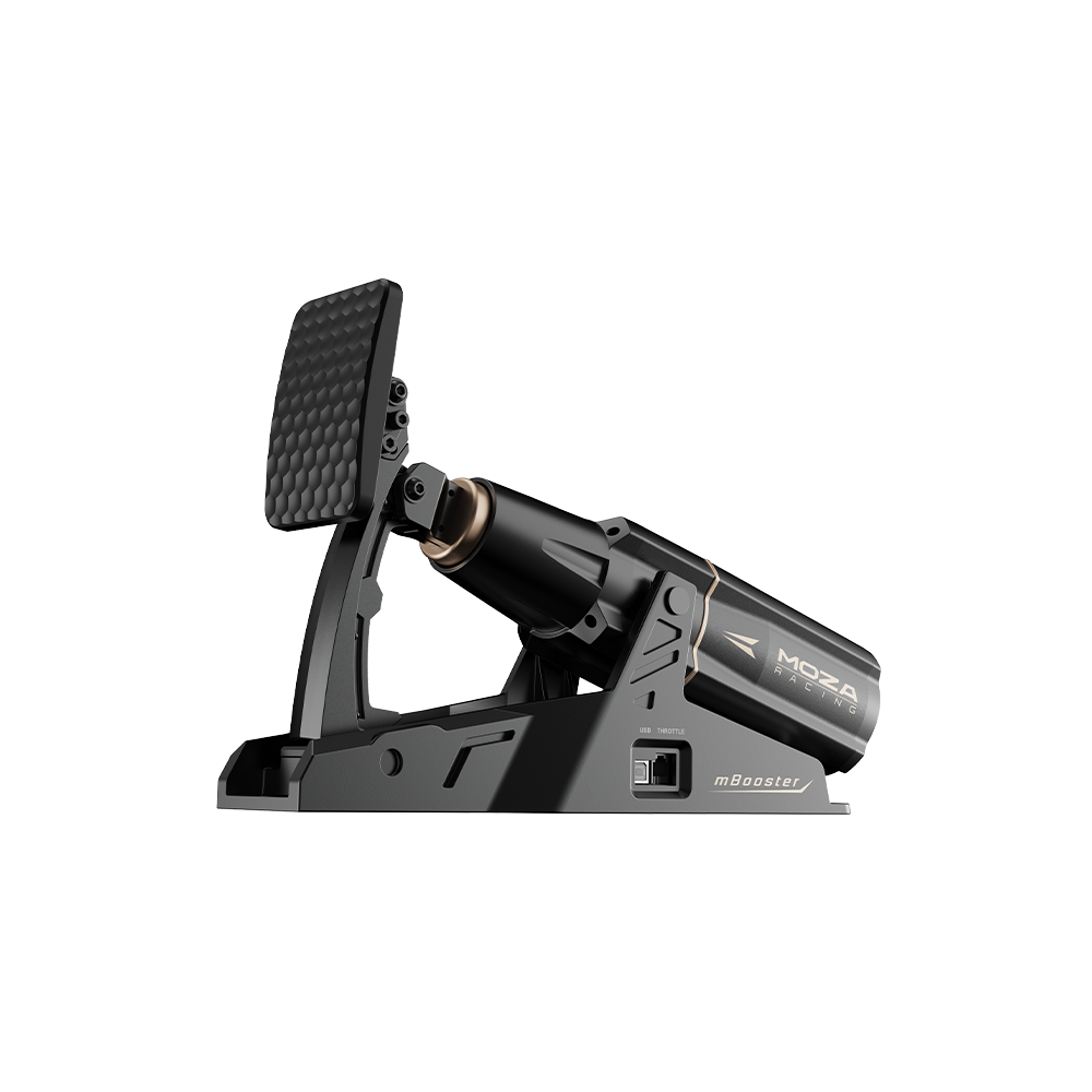 MOZA mBooster Active Pedal em detalhe