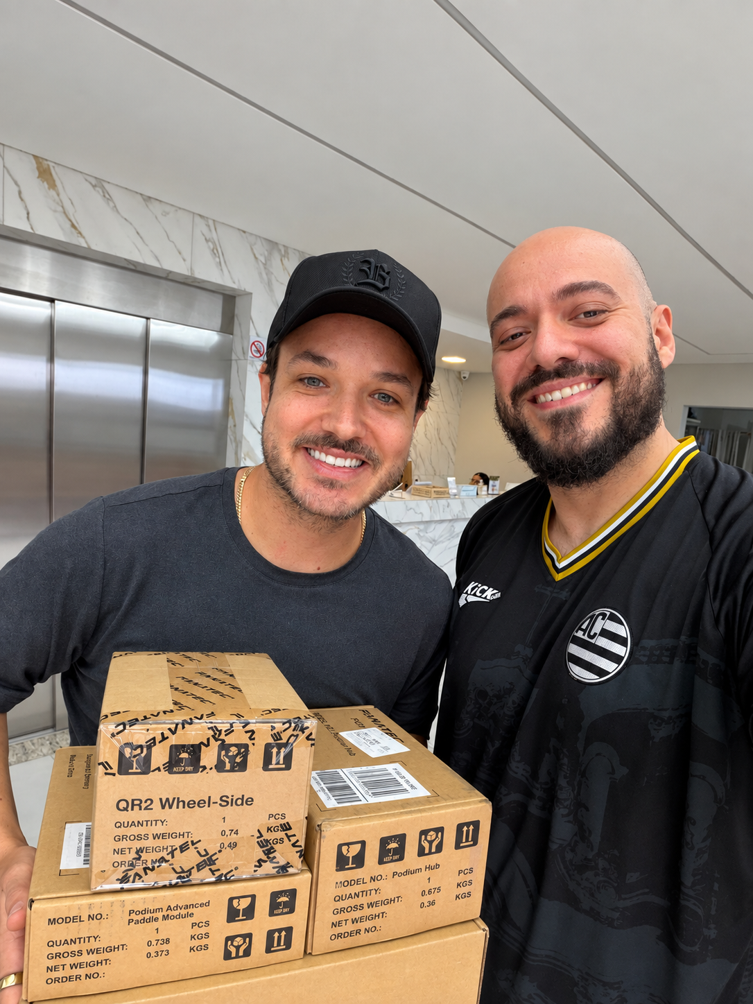 Edgar Coutinho com Israel Ribeiro, da dupla Israel & Rodolffo